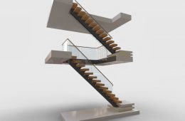 Centre Spine staircases