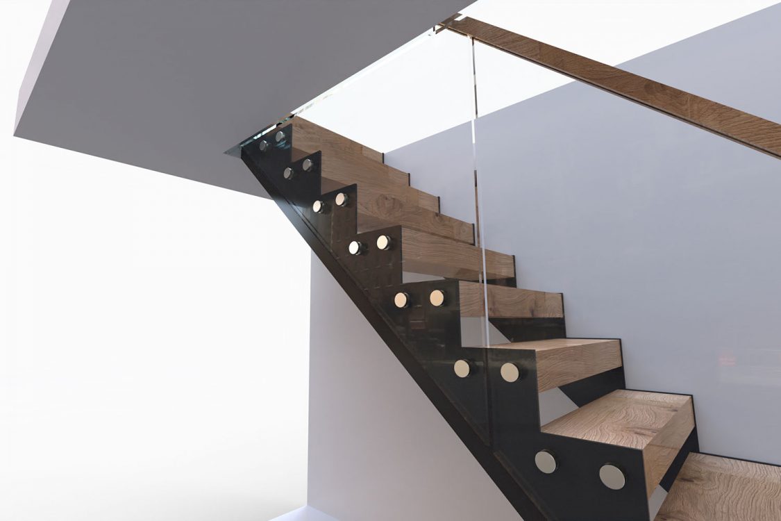 Cut string staircases